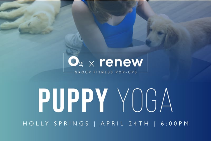 O2 x Renew: Puppy Yoga