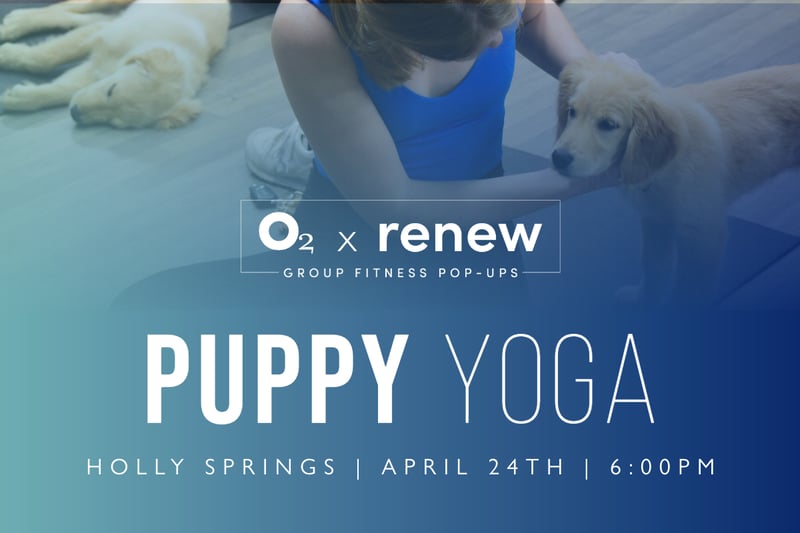 O2 x Renew: Puppy Yoga O2 x Renew: Puppy Yoga