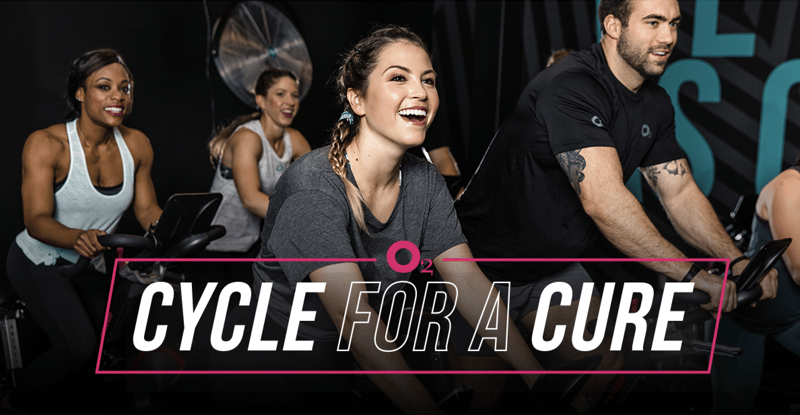 Join O2 Fitness James Island in Raising Money and Awareness for Cancer through Cycle for a Cure